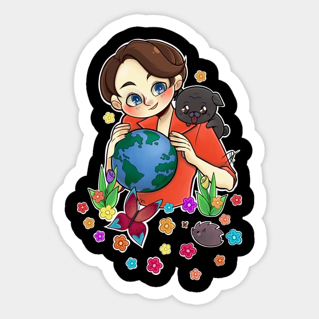 WWF Charity Event Tee Sticker by dawko